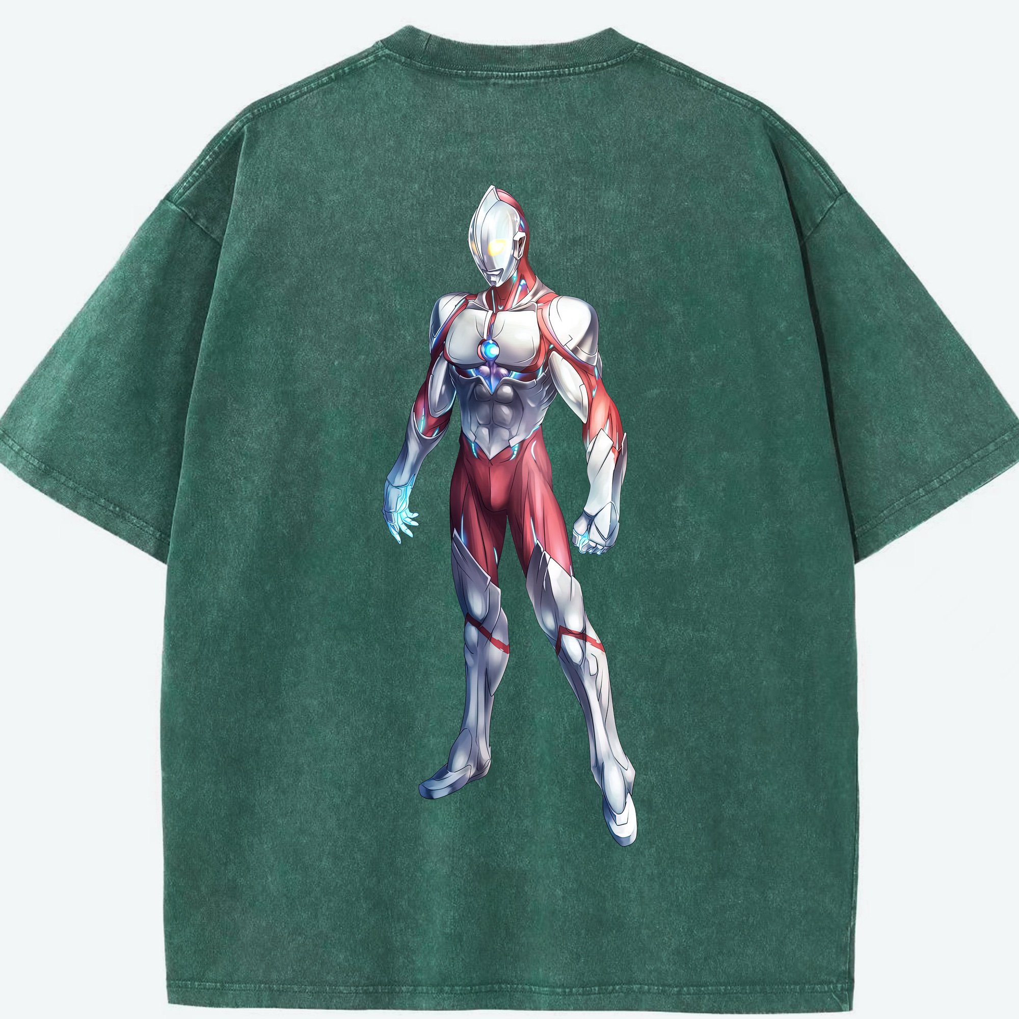 （画像用） ウルトラマン Ultraman 綿100% ヴィンテージ風 半袖Tシャツ（背面プリント）